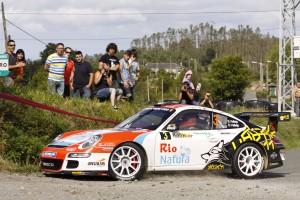 Sergio Vallejo lidera la primera sección del Rallye de Ferrol