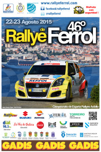 CARTEL 46 RALLYE DE FERROL