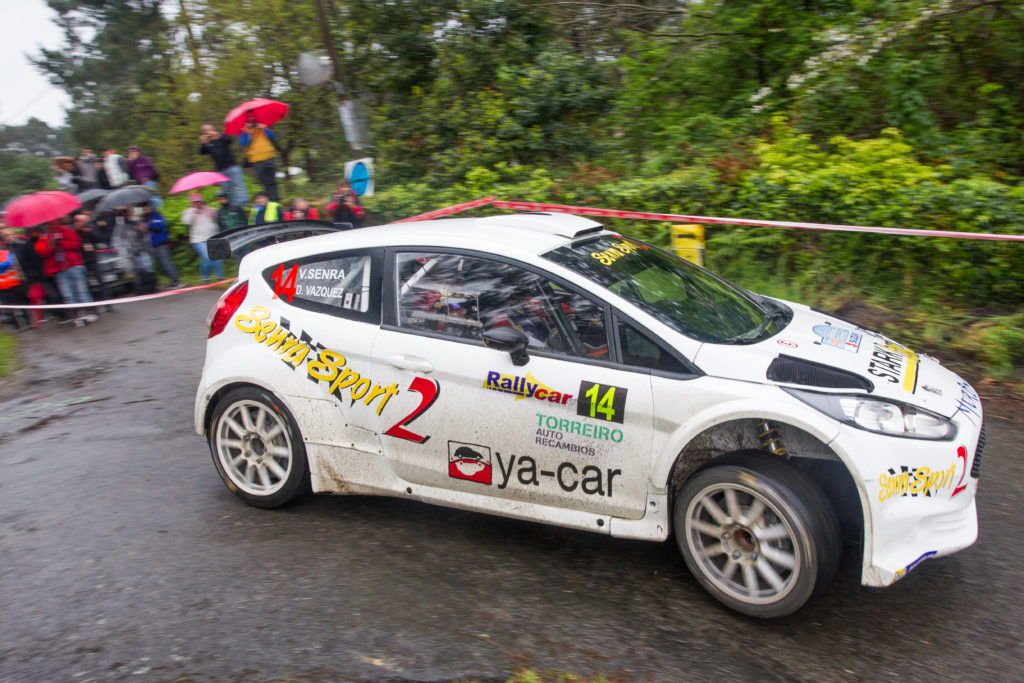 Víctor Senra y su Ford Fiesta R5