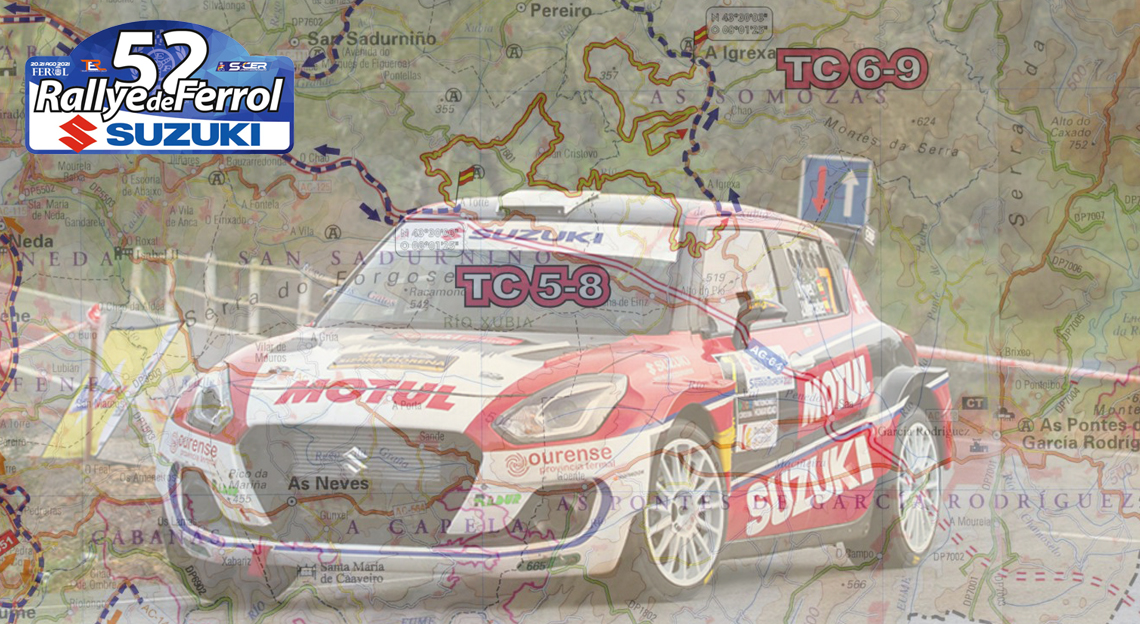 Desvelado el recorrido del 52 Rallye de Ferrol-Suzuki