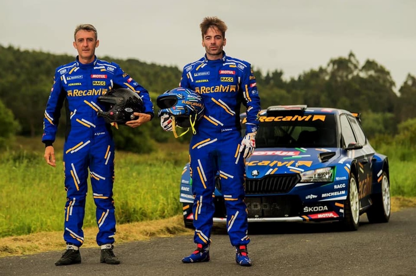 “Cohete” Suárez y “Pin” Iglesias, líderes destacados del Supercampeonato de España de Rallyes