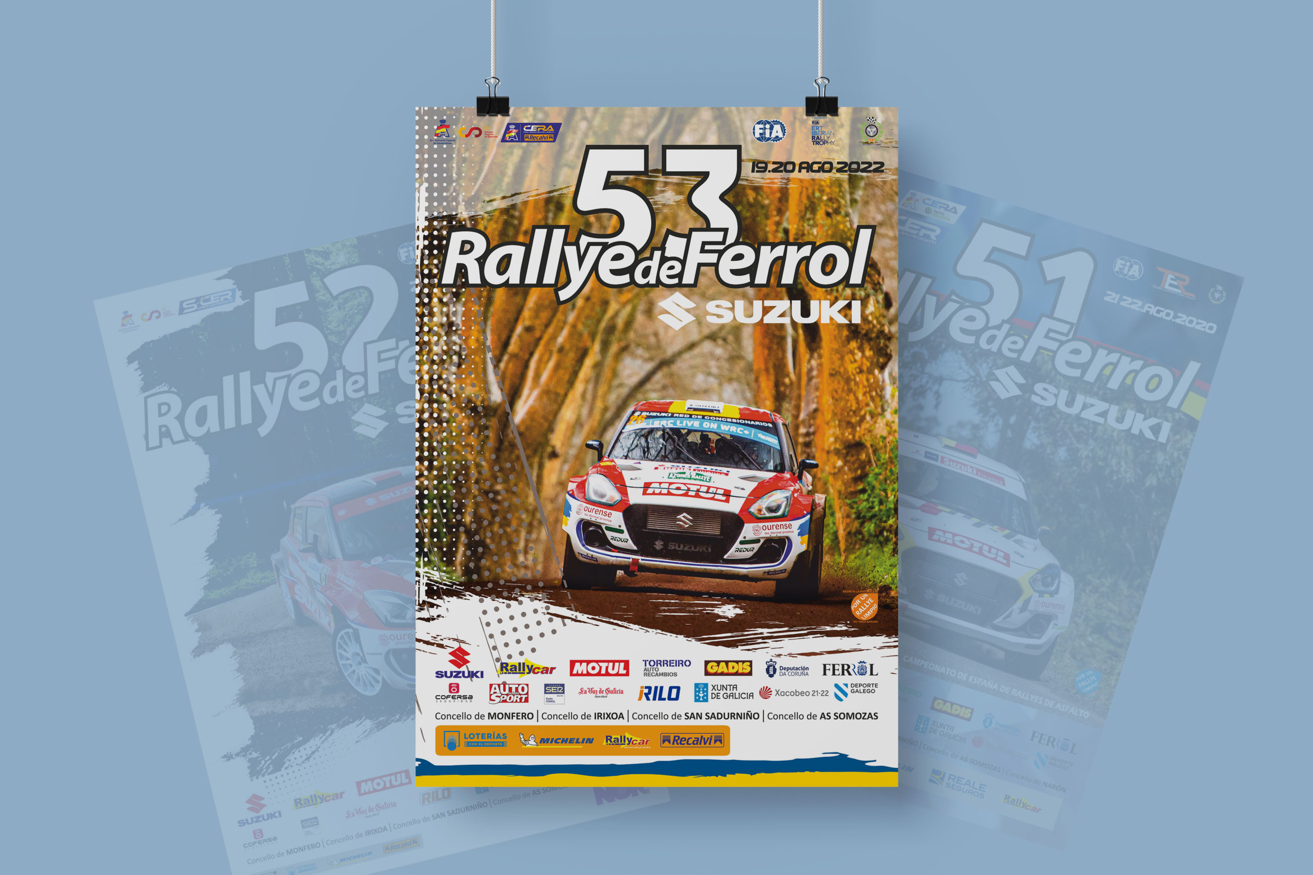 El Rallye de Ferrol-Suzuki presenta el cartel de la 53 edición
